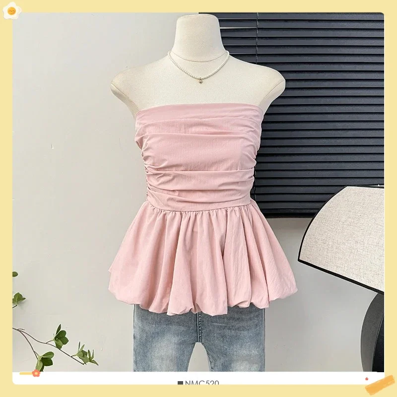 2025 Hottest! Sexy Pleated Ruffle Camis - Chic Off-Shoulder Tube Top | Slim Korean Crop Bustier, Summer Women's Tanks
2025 Hottest! Sexy Pleated Ruffle Camis - Chic Off-Shoulder Tube Top | Slim Korean Crop Bustier, Summer Women's Tanks
