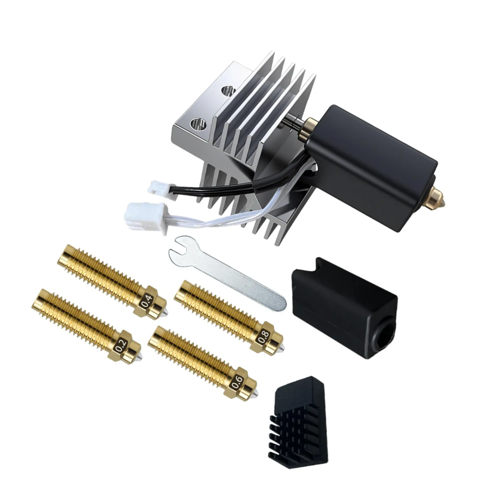 Замена комплекта Hotend 0,4 мм для Elegoo Centauri Carbon 3D-принтер, экструдер Hot End с соплами 0,2 мм 0,4 мм 0,6 мм 0,8 мм
Замена комплекта Hotend 0,4 мм для Elegoo Centauri Carbon 3D-принтер, экструдер Hot End с соплами 0,2 мм 0,4 мм 0,6 мм 0,8 мм