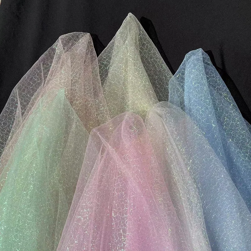 3/5/10m Colorful Mesh Fabric Mercerized Tulle Cloth Clothes Sewing Wedding Dress Party Decoration Material Handmade DIY Fabrics
3/5/10m Colorful Mesh Fabric Mercerized Tulle Cloth Clothes Sewing Wedding Dress Party Decoration Material Handmade DIY Fabrics