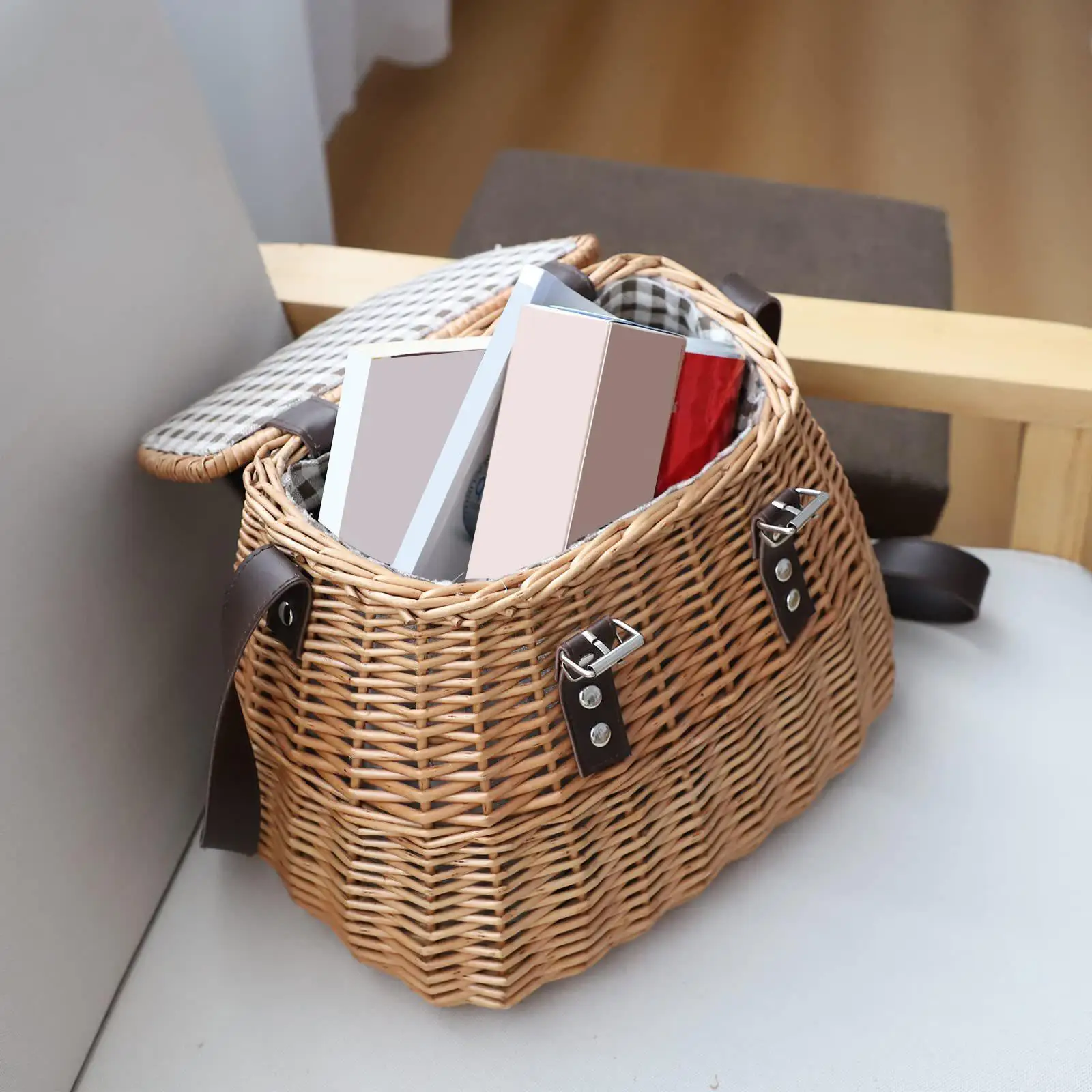 Wicker Shoulder Bag Kitchen Organizer Fruit Vegetable Basket Versatile Flower Basket for Party Farmhouse Home Holiday Wedding
Wicker Shoulder Bag Kitchen Organizer Fruit Vegetable Basket Versatile Flower Basket for Party Farmhouse Home Holiday Wedding