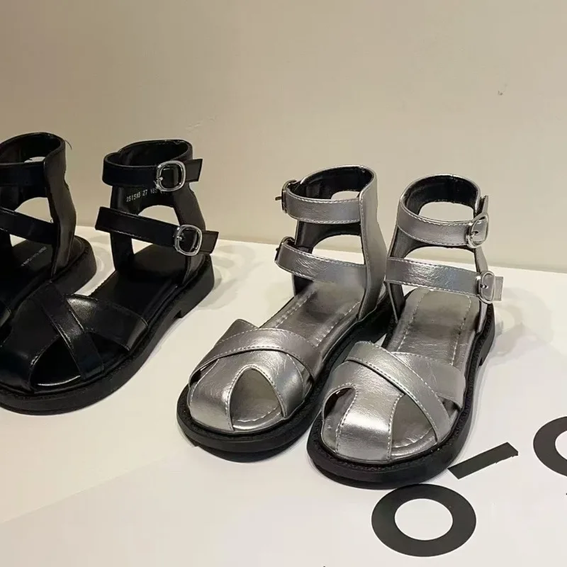 Mumoresip Girls Casual Shoes Roman Style Soft Sole Kids Princess Sandals Non-slip 2026 Summer New Children Fashion Sandals
Mumoresip Girls Casual Shoes Roman Style Soft Sole Kids Princess Sandals Non-slip 2026 Summer New Children Fashion Sandals