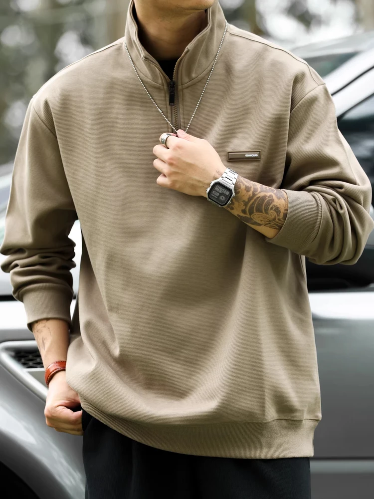 Мужская утепленная толстовка с капюшоном и воротником на молнии, повседневная свободная толстовка с длинными рукавами, осенне-зимняя модная верхняя одежда для пар
Мужская утепленная толстовка с капюшоном и воротником на молнии, повседневная свободная толстовка с длинными рукавами, осенне-зимняя модная верхняя одежда для пар