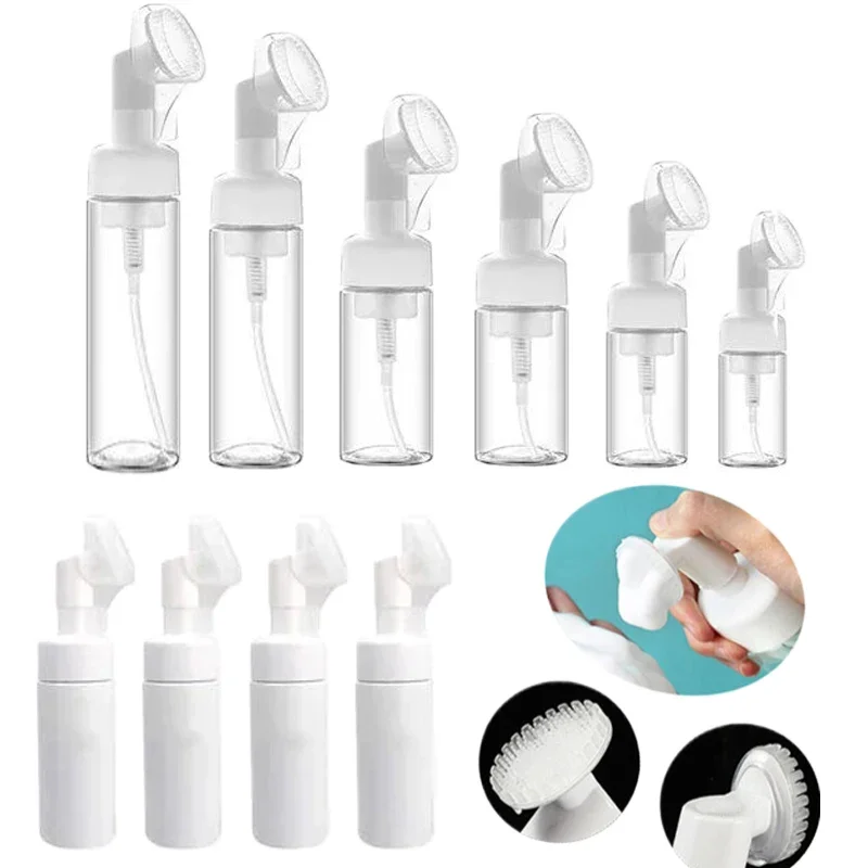 20Pcs 100ml-250ml Plastic Foaming Pump Bottles w/ Silicone Massage Clean Brush For Cleansers Body Wash Face Wash Pump Containers
20Pcs 100ml-250ml Plastic Foaming Pump Bottles w/ Silicone Massage Clean Brush For Cleansers Body Wash Face Wash Pump Containers