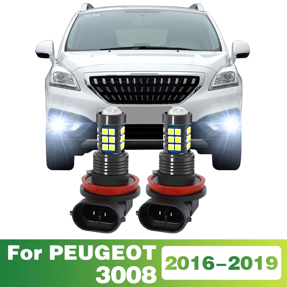 2Pcs LED Lamp Car Front Fog Light For PEUGEOT 3008 2016 2017 2018 2019 Accessories
2Pcs LED Lamp Car Front Fog Light For PEUGEOT 3008 2016 2017 2018 2019 Accessories