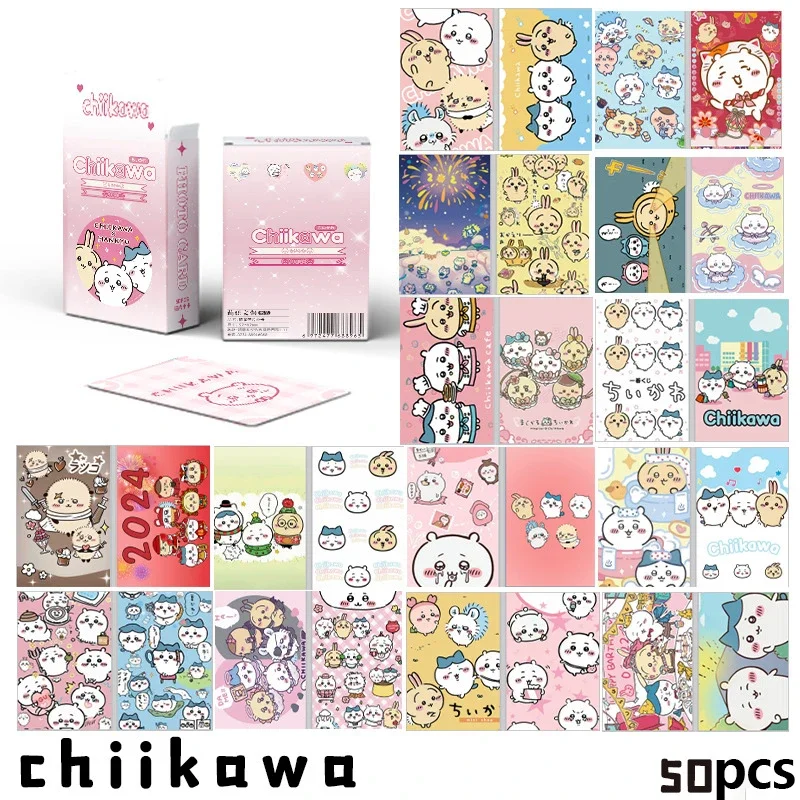 Chiikawa Jiikawa Laser Photo Card Box 50 Pieces 1 Box Animation Two-dimensional Polaroid LOMO Card Collection Decoration Gift
Chiikawa Jiikawa Laser Photo Card Box 50 Pieces 1 Box Animation Two-dimensional Polaroid LOMO Card Collection Decoration Gift