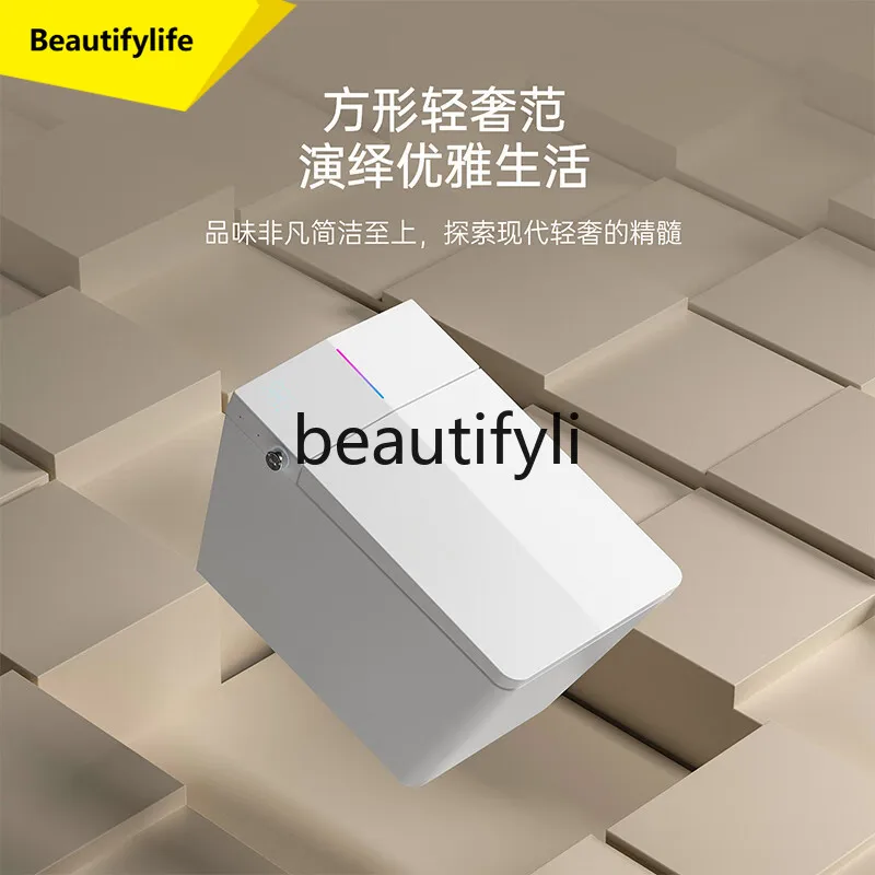 A61 Smart Toilet for Home Use, Automatic Flip Lid, Hidden Bubble, Integrated Siphon, Square Sensor Toilet
A61 Smart Toilet for Home Use, Automatic Flip Lid, Hidden Bubble, Integrated Siphon, Square Sensor Toilet