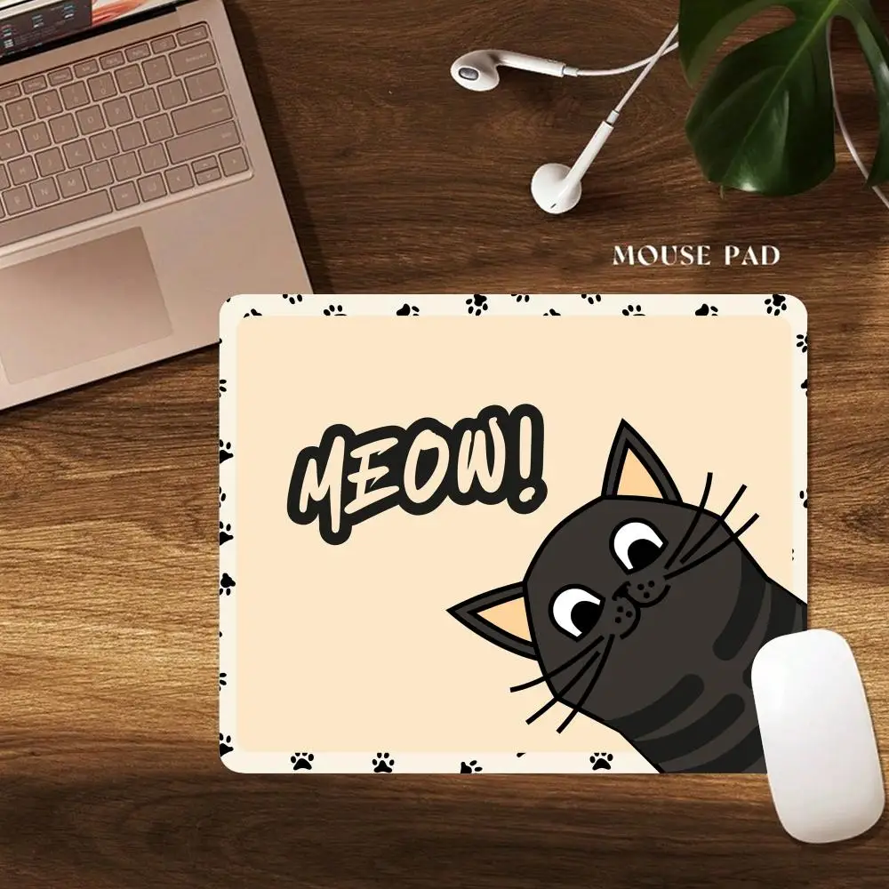 Cat illustration design small-sized Mouse Pad Desk Mat gaming mat pc accessories office pad rubber anti-slip water-washable
Cat illustration design small-sized Mouse Pad Desk Mat gaming mat pc accessories office pad rubber anti-slip water-washable