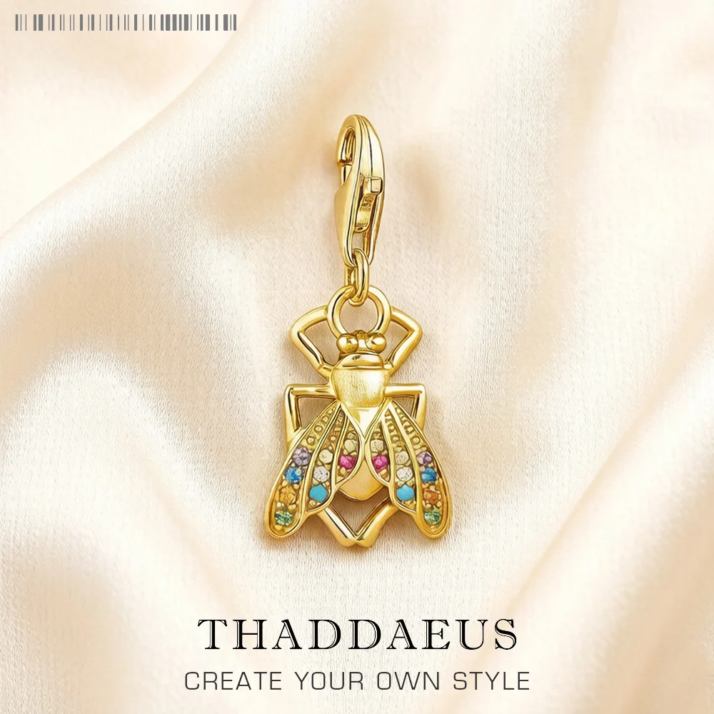 Fly Gold Plated Charm Pendant Europe Style Club FineJewelry For Women Men Cute Gift In 925 Sterling Silver
Fly Gold Plated Charm Pendant Europe Style Club FineJewelry For Women Men Cute Gift In 925 Sterling Silver