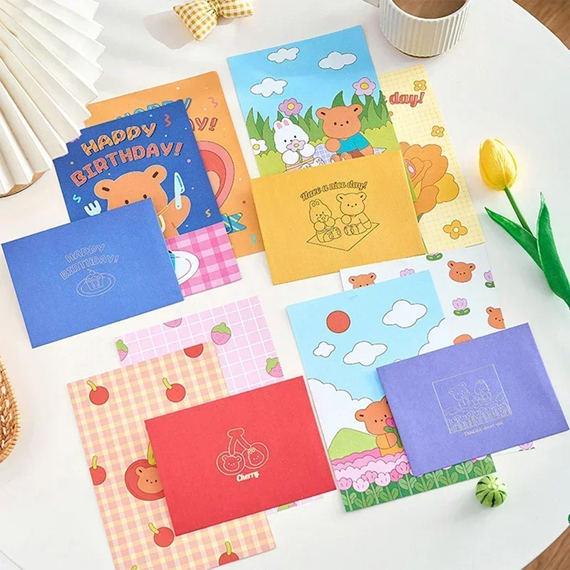 6pcs/set Envelope Letter Paper Kawaii Cartoon Confession Love Letter Cute Letter Pads Korean Stationery Office School Supplies
6pcs/set Envelope Letter Paper Kawaii Cartoon Confession Love Letter Cute Letter Pads Korean Stationery Office School Supplies