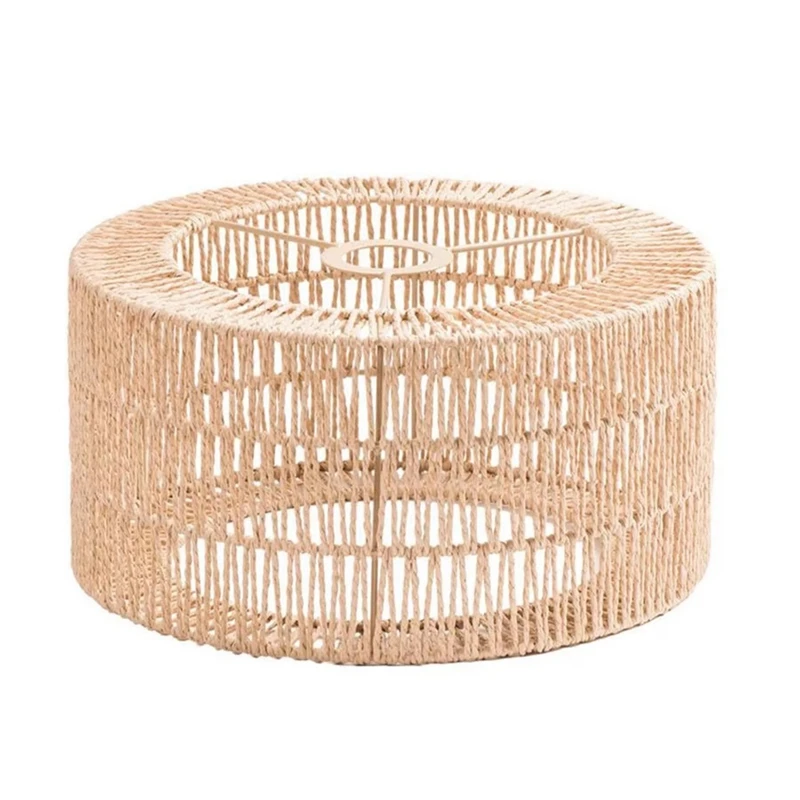 A96K-Paper Rope Lampshade Ceiling Light Shade Boho Chandelier Shade Bulb Guard For Restaurant Cafe Living Room
A96K-Paper Rope Lampshade Ceiling Light Shade Boho Chandelier Shade Bulb Guard For Restaurant Cafe Living Room