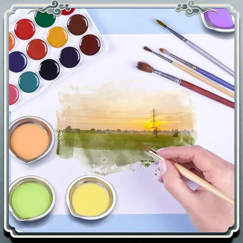 Premium 30 PCS Stainless Steel Painting Color Palette, With Mouth 2 In Painting Trays Make-Up Pallets Mini Metal Paint
Premium 30 PCS Stainless Steel Painting Color Palette, With Mouth 2 In Painting Trays Make-Up Pallets Mini Metal Paint