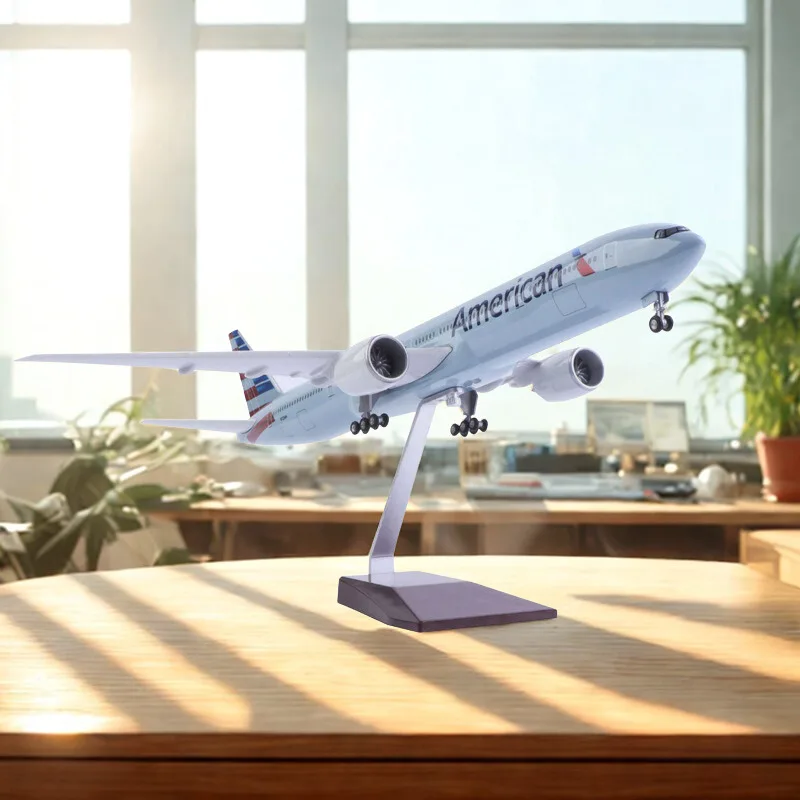 1:157 Scale 47cm Toy Planes B777 American Air Airlines Model With Light and Wheel Diecast Resin Airplane Collection Display Gift
1:157 Scale 47cm Toy Planes B777 American Air Airlines Model With Light and Wheel Diecast Resin Airplane Collection Display Gift