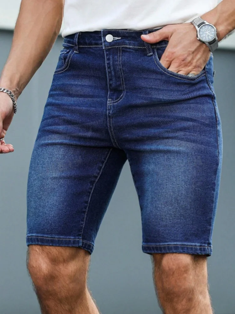 Men's Slim Straight Fit Washed Denim Shorts, Summer Stretch 5-Inch Shorts, Business Casual Versatile Pants
Men's Slim Straight Fit Washed Denim Shorts, Summer Stretch 5-Inch Shorts, Business Casual Versatile Pants