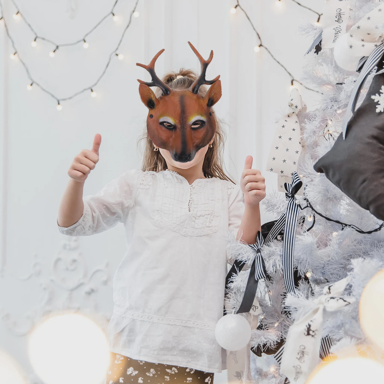 Xmas Cosplay Prop Deer Mask Christmas Decor Halloween Cartoon Clothing Animal Head
Xmas Cosplay Prop Deer Mask Christmas Decor Halloween Cartoon Clothing Animal Head
