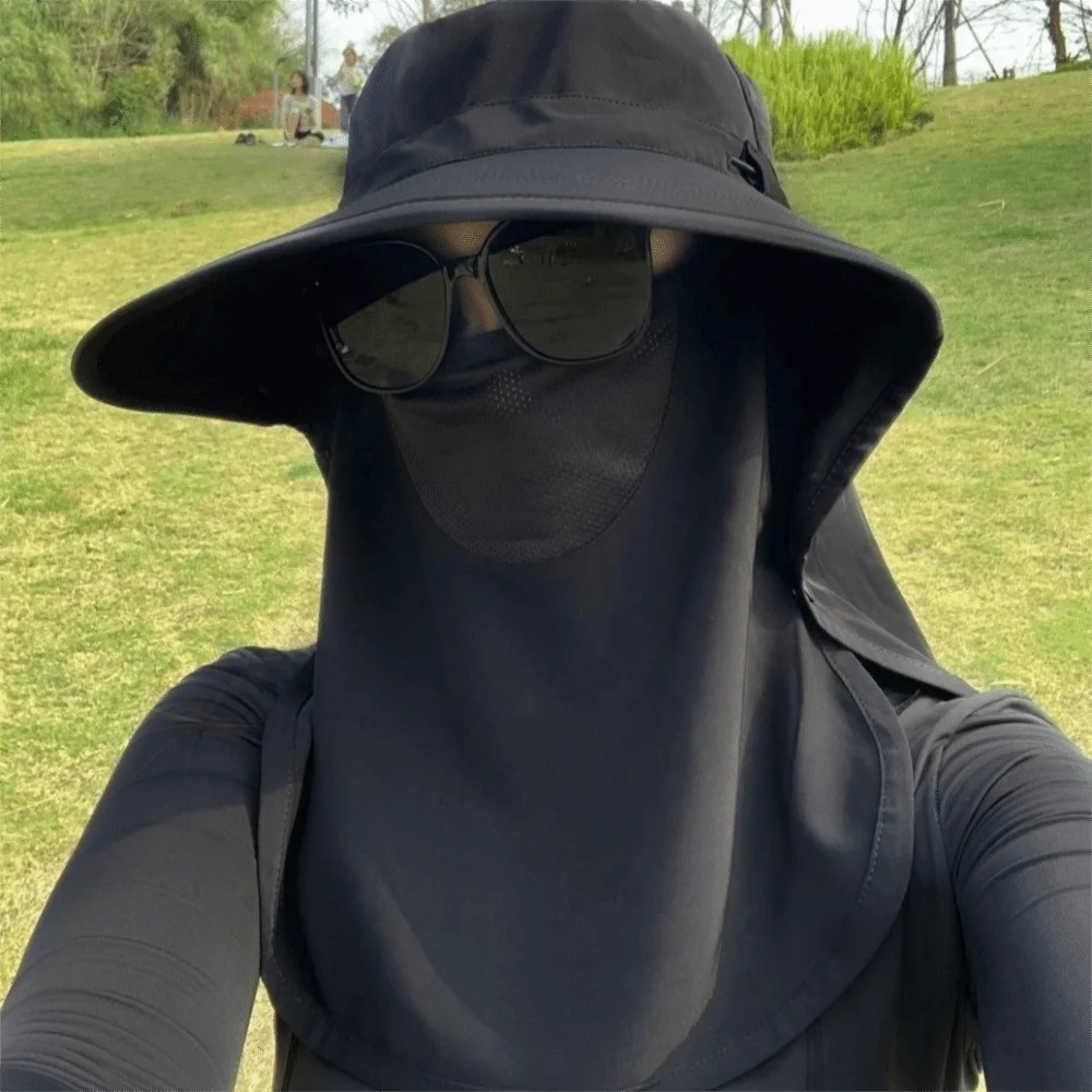 Fishing Caps Caps Mask Set Sunscreen Sun Hat Sun Protection Neck Flap Bucket Hat Wide Brim Adjustable Rope Fisherman Hat Travel
Fishing Caps Caps Mask Set Sunscreen Sun Hat Sun Protection Neck Flap Bucket Hat Wide Brim Adjustable Rope Fisherman Hat Travel