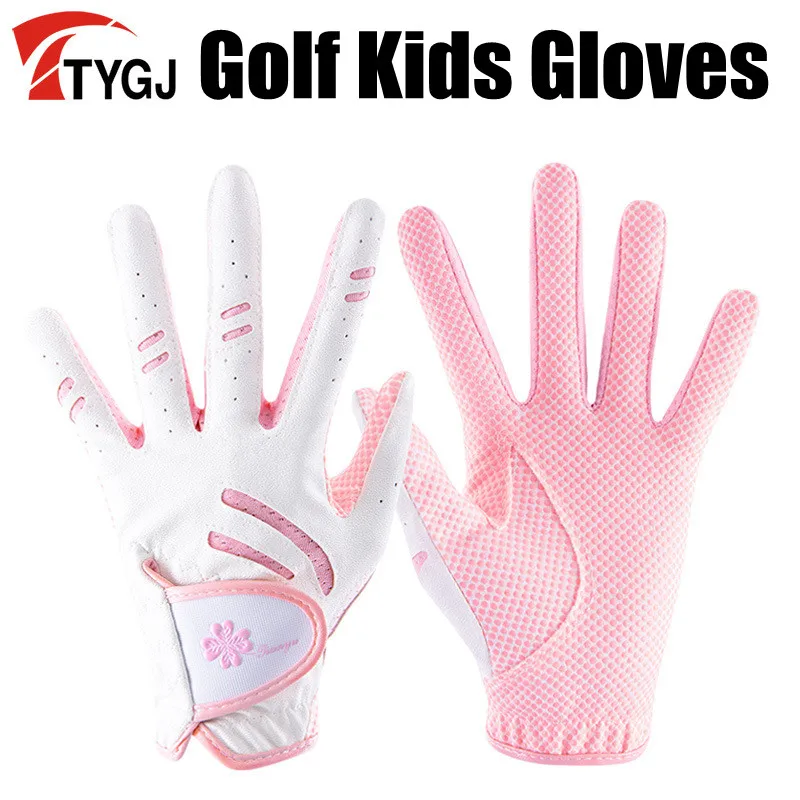 1 Pair of Golf Kids Gloves Boys Girls Universal PU Leather Breathable Mesh Non-slip Silicone Palm Microfiber Fabric Comfortable
1 Pair of Golf Kids Gloves Boys Girls Universal PU Leather Breathable Mesh Non-slip Silicone Palm Microfiber Fabric Comfortable