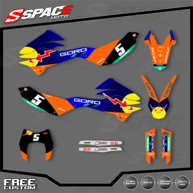 SPACE Custom Motorcycle Graphics For KTM 2012 2013 2014 2015 2016 2017 2018 SMC-R690 Decal Stickers Kits 001
SPACE Custom Motorcycle Graphics For KTM 2012 2013 2014 2015 2016 2017 2018 SMC-R690 Decal Stickers Kits 001