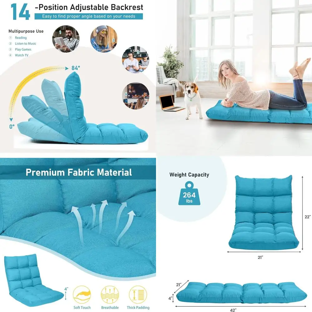 Игровое кресло с 14-позиционной регулировкой, пеной с эффектом памяти, стальным каркасом, мягким откидным механизмом и поддержкой спины для чтения или медитации (для дома/офиса)
Игровое кресло с 14-позиционной регулировкой, пеной с эффектом памяти, стальным каркасом, мягким откидным механизмом и поддержкой спины для чтения или медитации (для дома/офиса)