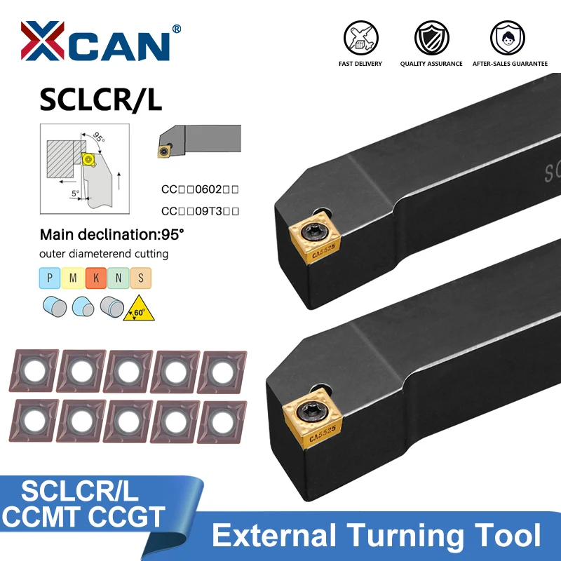 XCAN SCLCR SCLCL External Turning Tool Holder 10pcs CCGT CCMT Carbide Insert K10 LF6018 LF9018 CNC Lathe Cutting Tools
XCAN SCLCR SCLCL External Turning Tool Holder 10pcs CCGT CCMT Carbide Insert K10 LF6018 LF9018 CNC Lathe Cutting Tools