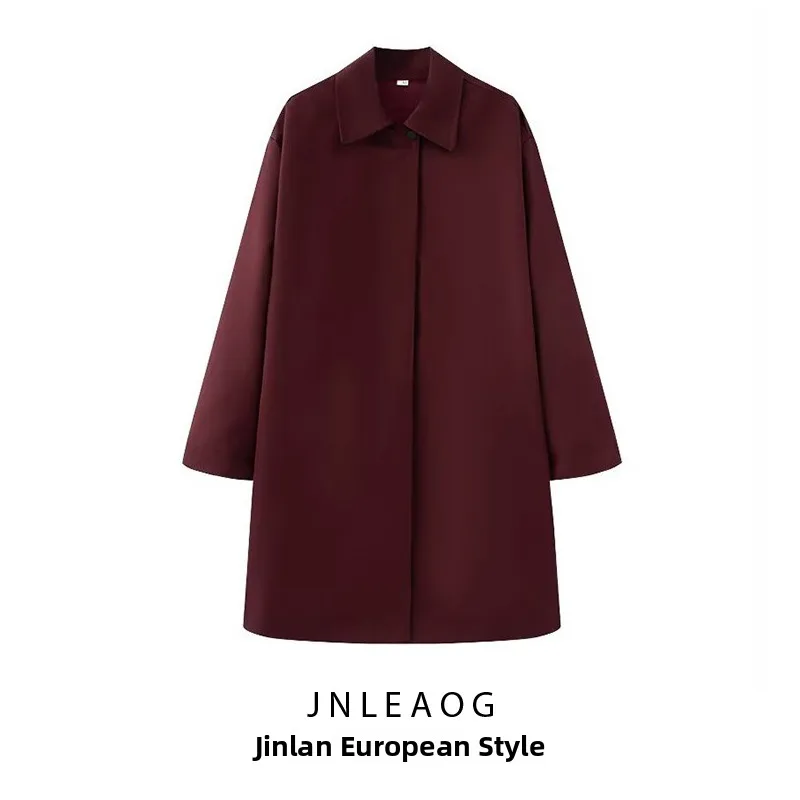 JNLEAOG, новое весеннее женское пальто с модным дизайном, длинное пальто с воротником-стойкой, Ele Sle, полиэфирное волокно, свободный крой irt
JNLEAOG, новое весеннее женское пальто с модным дизайном, длинное пальто с воротником-стойкой, Ele Sle, полиэфирное волокно, свободный крой irt