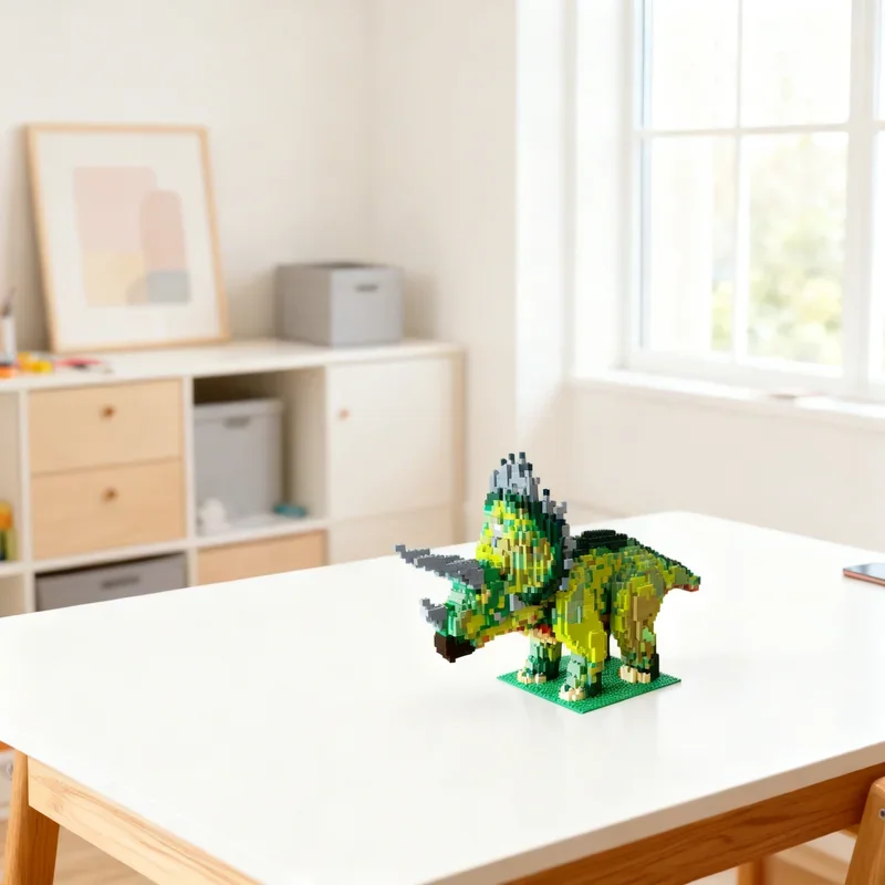 5654pcs MOC Triceratops Dinosaur Sculpture Sculptures Model Building Blocks Construction Christmas Gifts Toy Creative DIY Idea
5654pcs MOC Triceratops Dinosaur Sculpture Sculptures Model Building Blocks Construction Christmas Gifts Toy Creative DIY Idea