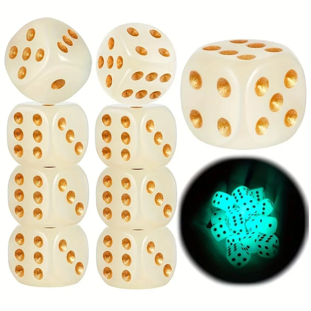 Новый набор из 10 флуоресцентных светящихся в темноте игральных костей 16 мм для баров, караоке, выпускных вечеров, вечеринок для одиноких, настольных игр, TRPG, D6, ролевых игр
Новый набор из 10 флуоресцентных светящихся в темноте игральных костей 16 мм для баров, караоке, выпускных вечеров, вечеринок для одиноких, настольных игр, TRPG, D6, ролевых игр