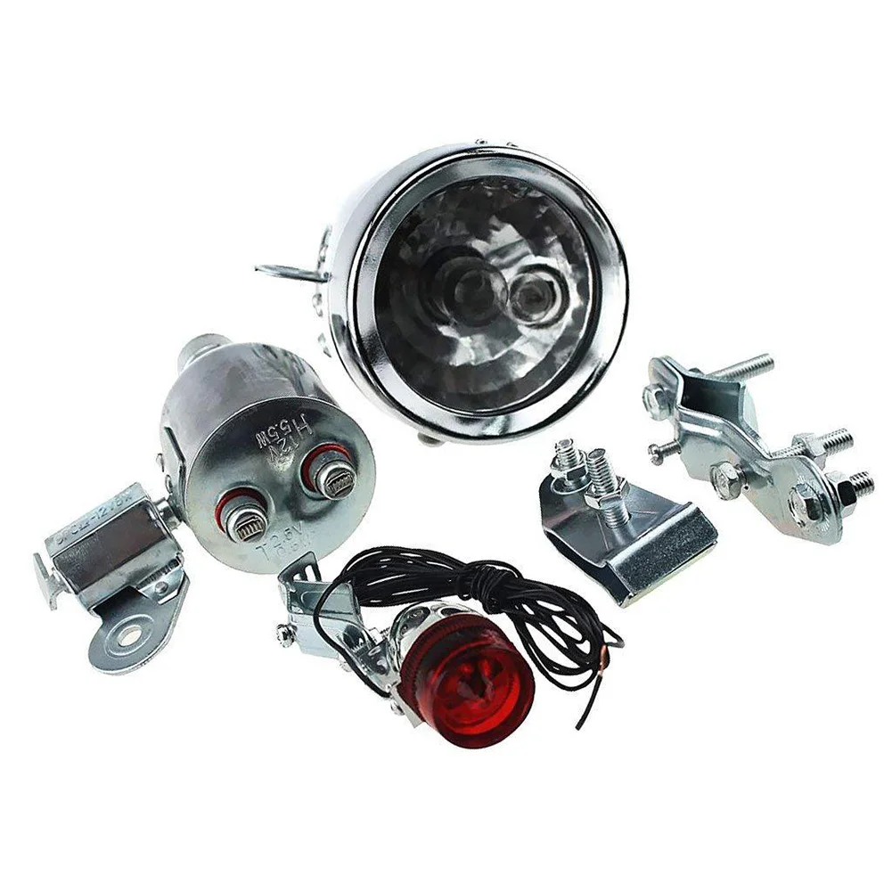 Headlight Bike Light Equipment Taillight 12V 6W Al6061 Craftsmanship Friction Generator Long Lasting Motorized
Headlight Bike Light Equipment Taillight 12V 6W Al6061 Craftsmanship Friction Generator Long Lasting Motorized