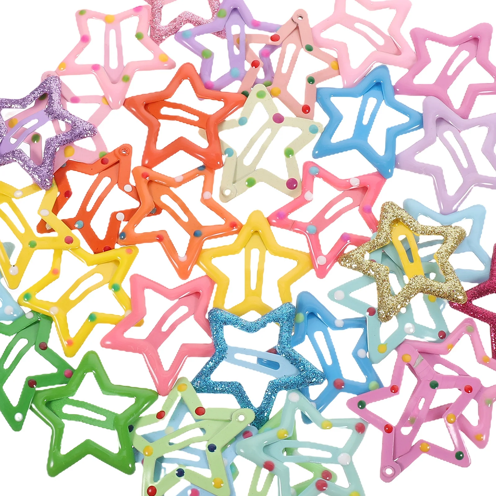 35Pcs Cute Star Hair Clips for Girls Five-Pointed Snap Clips Kawaii Hair Accessories Decorative Hairpins Toddler Girl Daily Wear
35Pcs Cute Star Hair Clips for Girls Five-Pointed Snap Clips Kawaii Hair Accessories Decorative Hairpins Toddler Girl Daily Wear