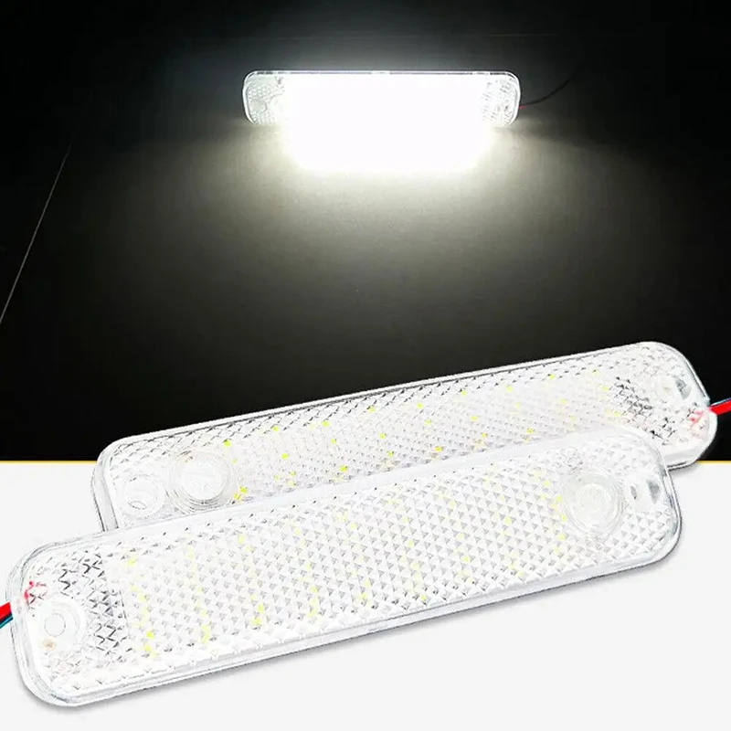 2/4pcs 36LED Car Trunk Light 12-85V High Brightness Outdoor Emergency Reading Light for Truck RV Cab Compartment
2/4pcs 36LED Car Trunk Light 12-85V High Brightness Outdoor Emergency Reading Light for Truck RV Cab Compartment