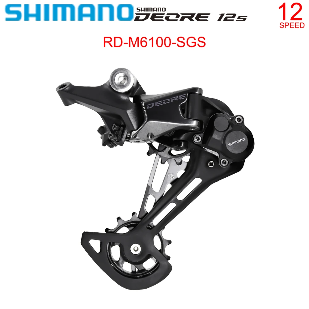 Задние переключатели SHIMANO DEORE M6100, 12 скоростей, для горных велосипедов, SHADOW RD + 1x12-скоростной переключатель передач, оригинальные детали для велосипеда
Задние переключатели SHIMANO DEORE M6100, 12 скоростей, для горных велосипедов, SHADOW RD + 1x12-скоростной переключатель передач, оригинальные детали для велосипеда
