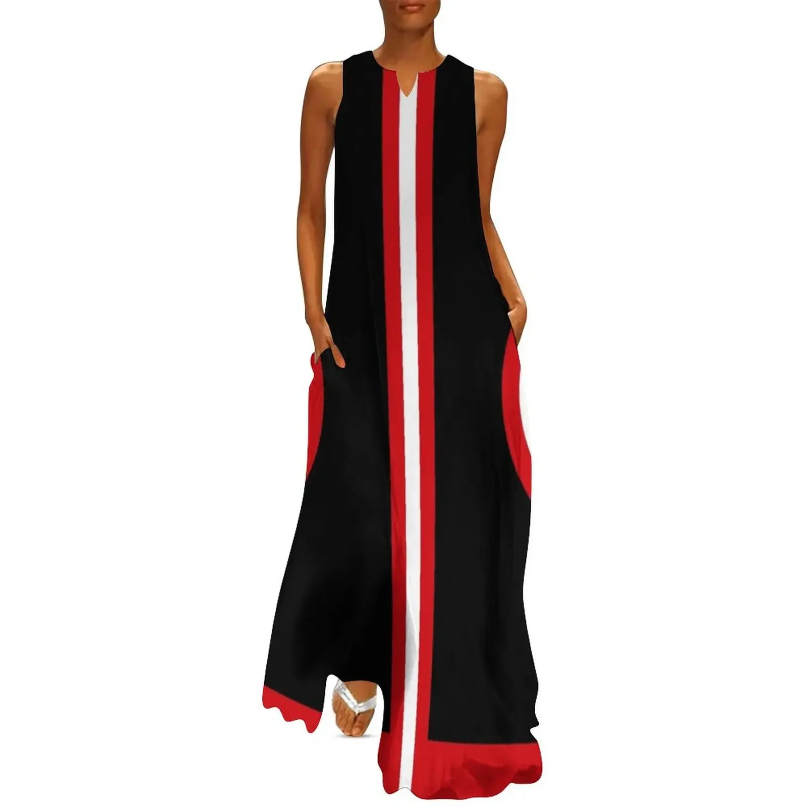 Sixties Mod Red , Black and White Long Dress dresses korean style Women dresses summer Dress for girls Dress
Sixties Mod Red , Black and White Long Dress dresses korean style Women dresses summer Dress for girls Dress