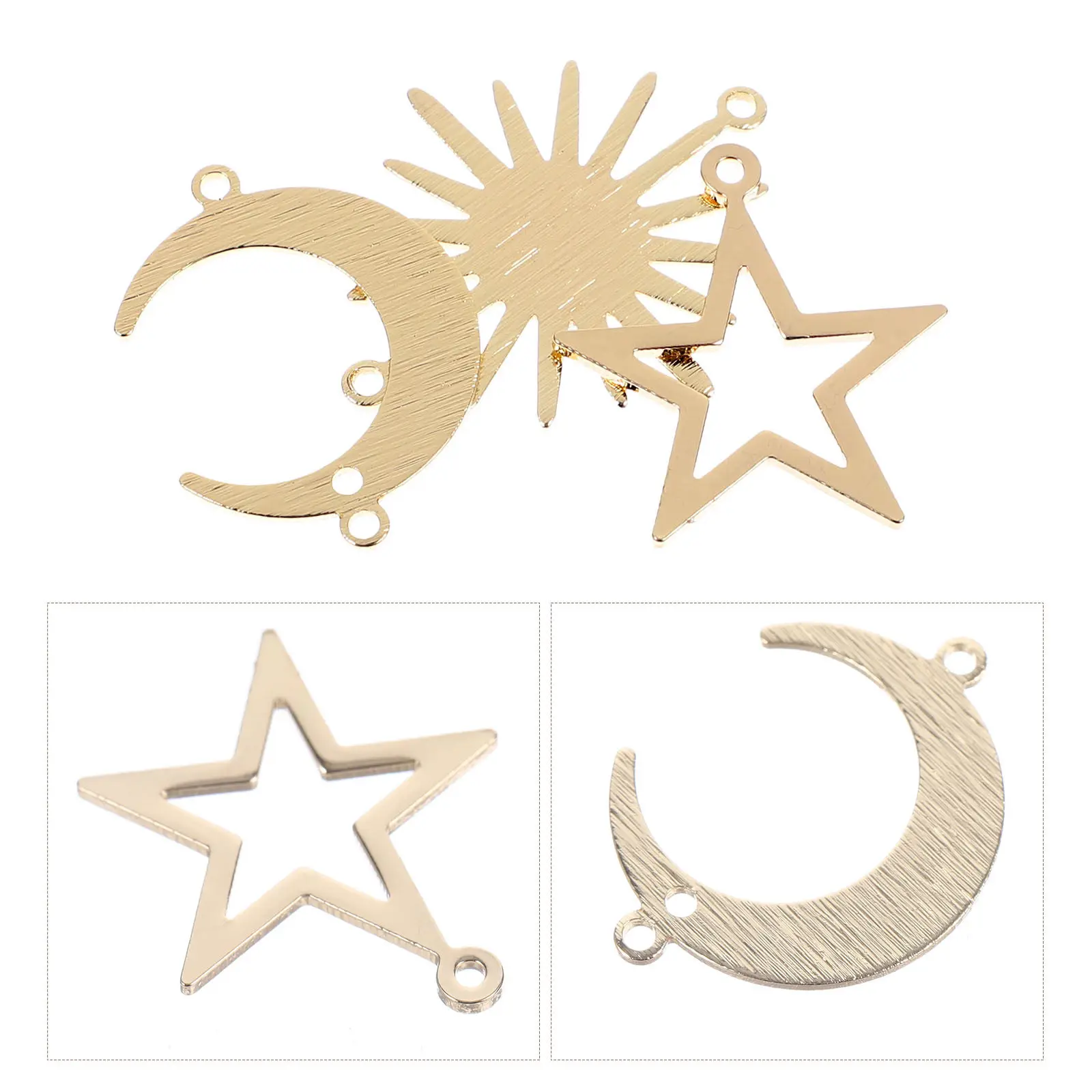 30Pcs Geometric Hollow Pendant Moon Star Sun Charms DIY Jewelry Making Craft Supplies Necklace Bracelet Charms
30Pcs Geometric Hollow Pendant Moon Star Sun Charms DIY Jewelry Making Craft Supplies Necklace Bracelet Charms