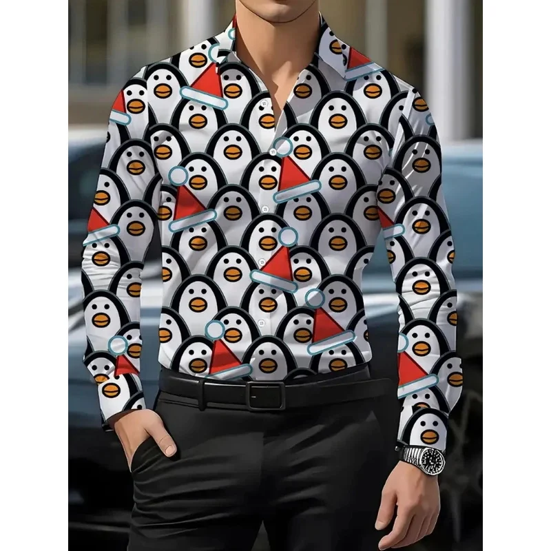 Men'S Plus Size Golf-Themed Long Sleeve Shirt - Vibrant Orange Pumpkin & Ball Print, Stylish Green Button-Up with Black Pants
Men'S Plus Size Golf-Themed Long Sleeve Shirt - Vibrant Orange Pumpkin & Ball Print, Stylish Green Button-Up with Black Pants