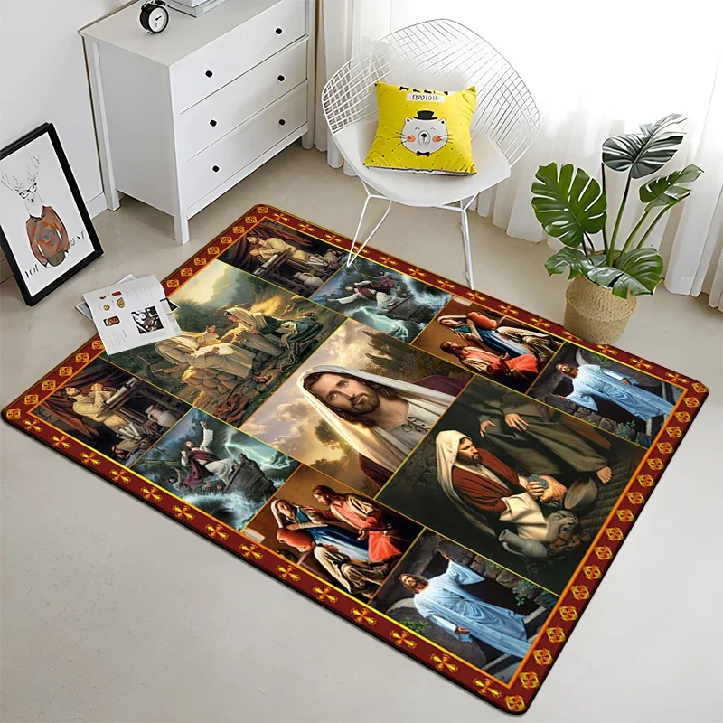 Jesus Virgin Maria Believer Pray Mat Believer Carpet for Living Room Rugs Bedroom Decorative Mat Anti-Slip Yoga Mats Area Rug
Jesus Virgin Maria Believer Pray Mat Believer Carpet for Living Room Rugs Bedroom Decorative Mat Anti-Slip Yoga Mats Area Rug