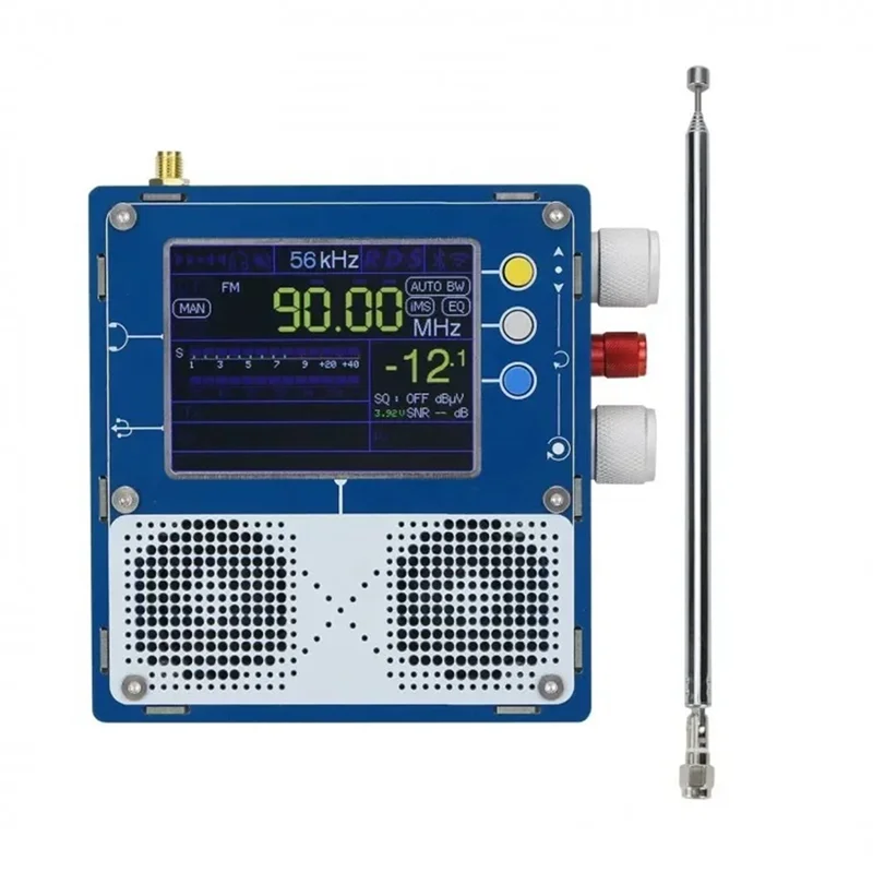 Радио B49C DSP TEF6686 Plus 3,2-дюймовый полнодиапазонный стереофонический двойной динамик, стандартная версия с прошивкой 5,0 и предусилителем
Радио B49C DSP TEF6686 Plus 3,2-дюймовый полнодиапазонный стереофонический двойной динамик, стандартная версия с прошивкой 5,0 и предусилителем