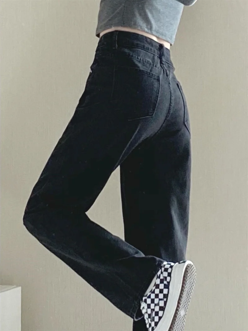Women's High Waist Straight Leg Jeans Drapey Wide Leg Pants Autumn Winter plus Size Slimming Long Trousers Fashionable plus Size
Women's High Waist Straight Leg Jeans Drapey Wide Leg Pants Autumn Winter plus Size Slimming Long Trousers Fashionable plus Size