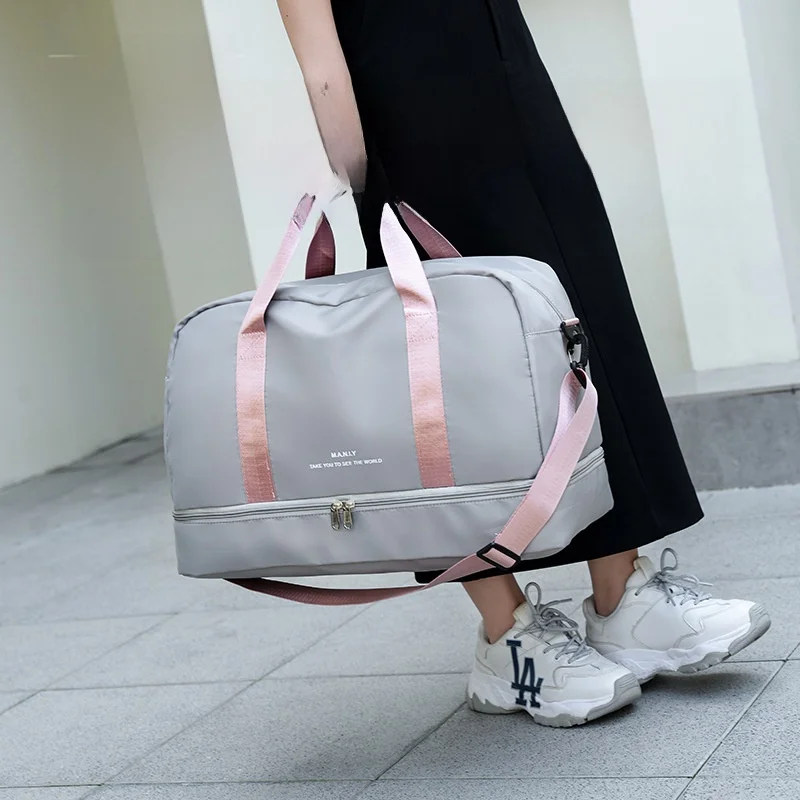 High-End Large Capacity Travel Bag Men's Short Business Trip Handbag Lightweight Luggage Bag Fitness Bag Wet And Dry Separation
High-End Large Capacity Travel Bag Men's Short Business Trip Handbag Lightweight Luggage Bag Fitness Bag Wet And Dry Separation
