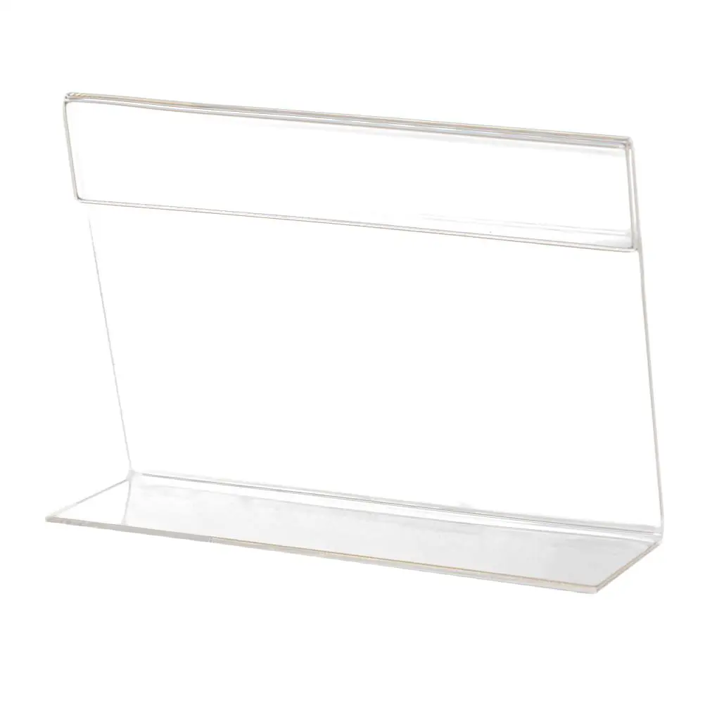 L Clear Rack Price Tag Holders Reusable Display Stands for Shops Retail Stores Supermarkets Malls Acrylic Material
L Clear Rack Price Tag Holders Reusable Display Stands for Shops Retail Stores Supermarkets Malls Acrylic Material