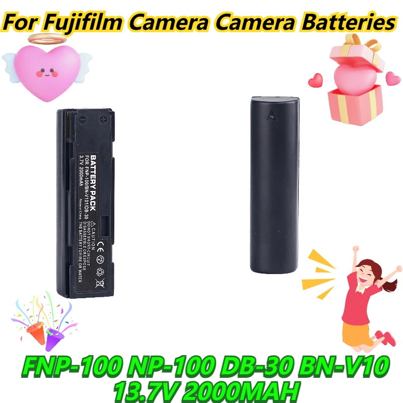 3.7V 2000MAH For Fujifilm Camera FNP-100 NP-100 DB-30 BN-V101 Camera Batteries
3.7V 2000MAH For Fujifilm Camera FNP-100 NP-100 DB-30 BN-V101 Camera Batteries