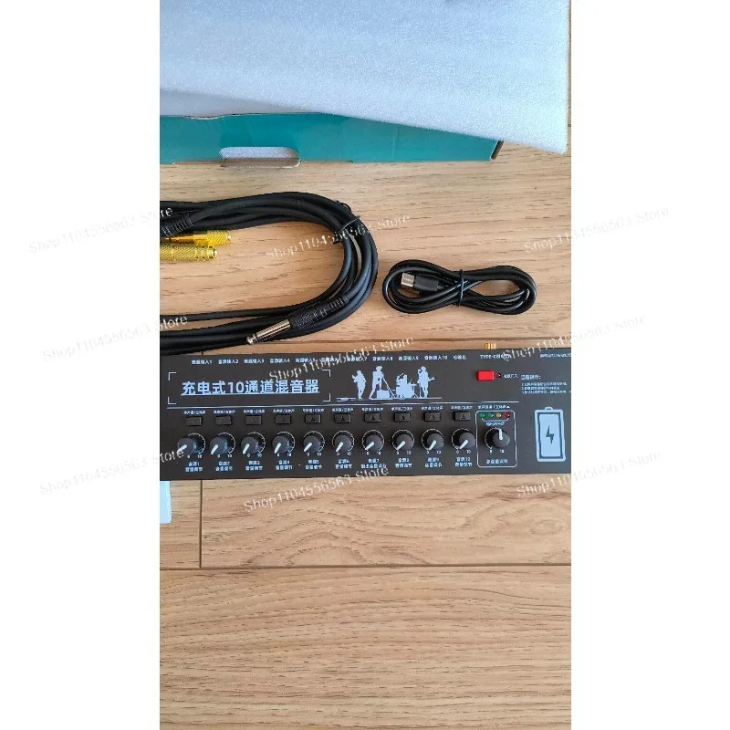 10 Channel Audio Mixer Multi Input Microphone Instrument Stereo Channel Amplifier Rechargeable
10 Channel Audio Mixer Multi Input Microphone Instrument Stereo Channel Amplifier Rechargeable