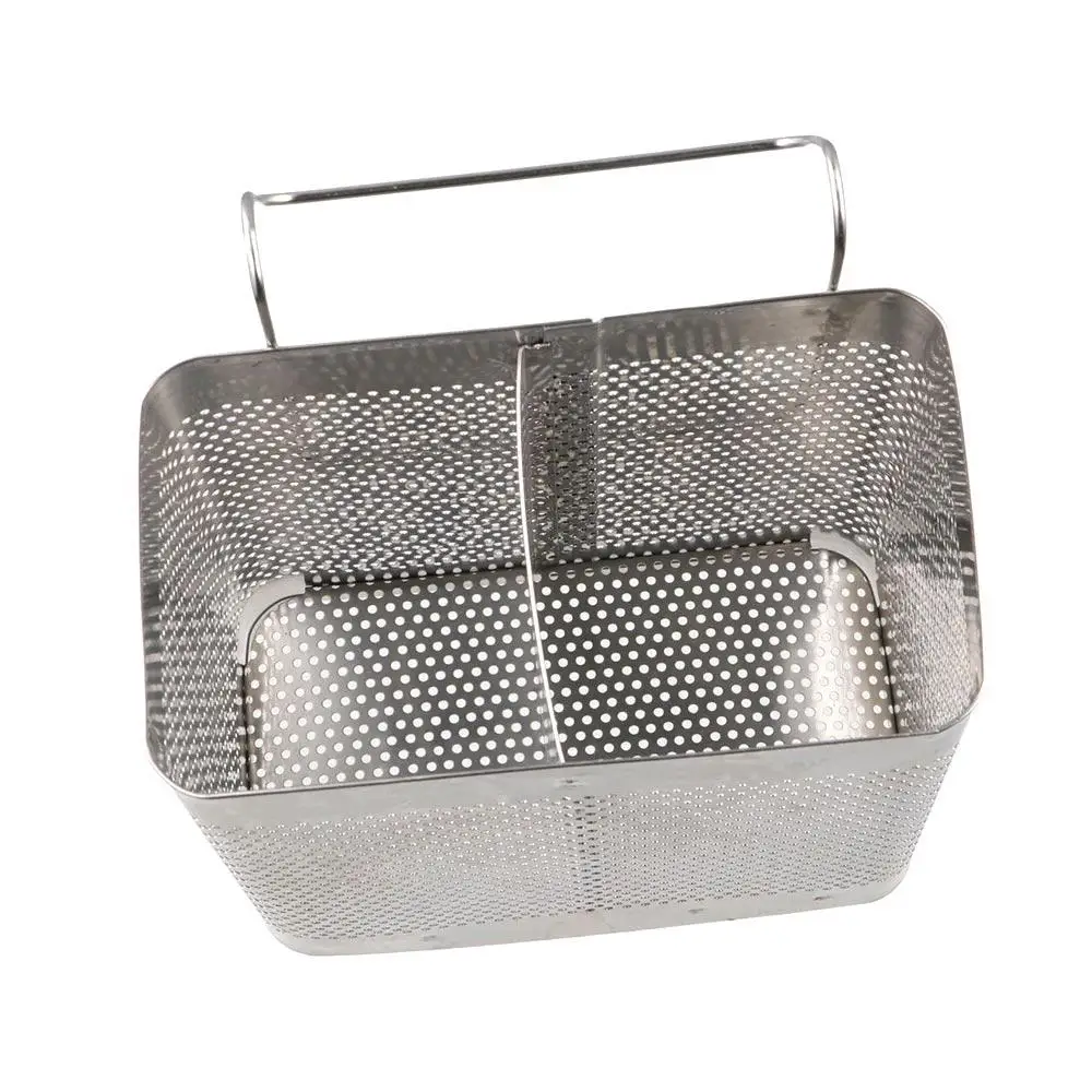 Practical Silver Stainless Steel Chopsticks Rack Hanging with Hooks Cutlery Drying Basket Space Saving Tableware Drainer Spoon
Practical Silver Stainless Steel Chopsticks Rack Hanging with Hooks Cutlery Drying Basket Space Saving Tableware Drainer Spoon