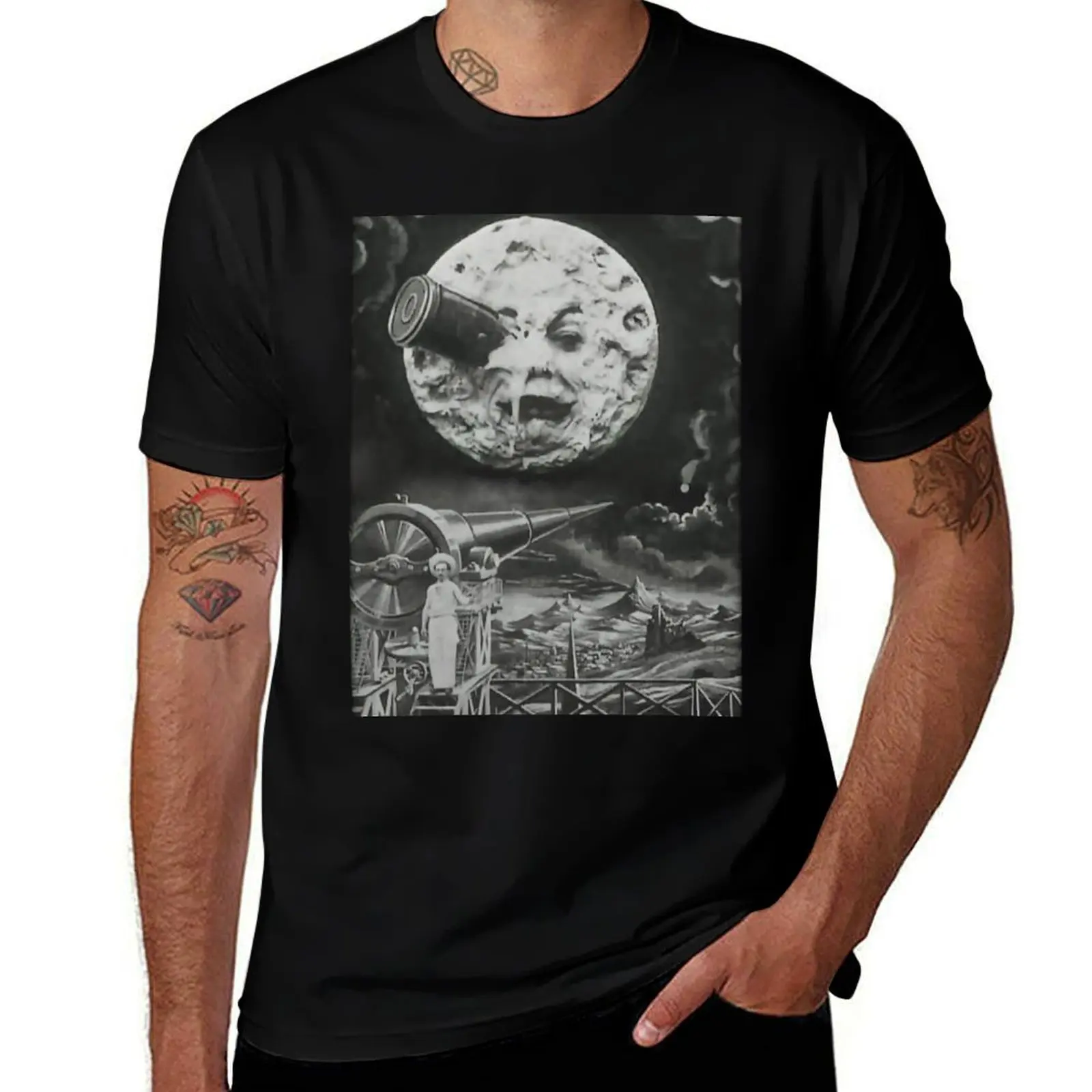 Moon movie poster T-Shirt oversized graphic tee anime tshirt korean fashion for a boy mens cotton t shirts
Moon movie poster T-Shirt oversized graphic tee anime tshirt korean fashion for a boy mens cotton t shirts