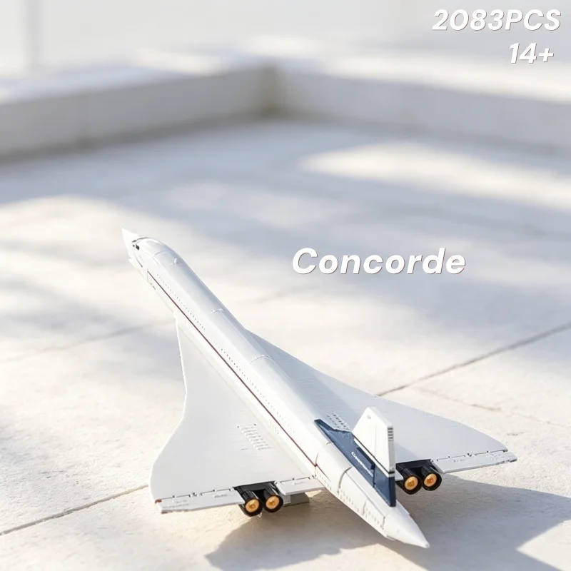 IN Stock 10318 Large Concorde Aircraft 2083Pcs Building Blocks Puzzle Assembly Model Home Decor Toys For Adults Birthday Gifts
IN Stock 10318 Large Concorde Aircraft 2083Pcs Building Blocks Puzzle Assembly Model Home Decor Toys For Adults Birthday Gifts
