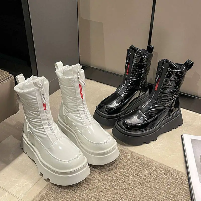 2025 Winter Women's Snow Boots With Fleece Thick Bottom Down Top Waterproof Warm Comfortable Non-slip Casual Cotton Shoes
2025 Winter Women's Snow Boots With Fleece Thick Bottom Down Top Waterproof Warm Comfortable Non-slip Casual Cotton Shoes