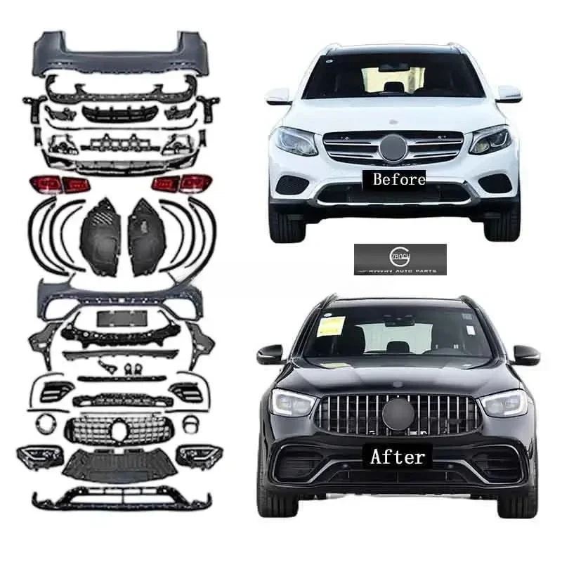 Automotive parts body kits For Mercedes Benz GLC upgrade GLC63 AMG rear bumper front bumper X253 car bumper
Automotive parts body kits For Mercedes Benz GLC upgrade GLC63 AMG rear bumper front bumper X253 car bumper