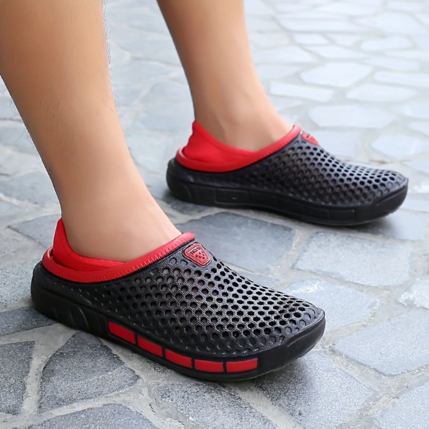 Men's Solid Color Hollow Out Anti Odor Clogs, Comfy Non Slip Casual Durable Beach Water Shoes, Men's Footwear
Men's Solid Color Hollow Out Anti Odor Clogs, Comfy Non Slip Casual Durable Beach Water Shoes, Men's Footwear