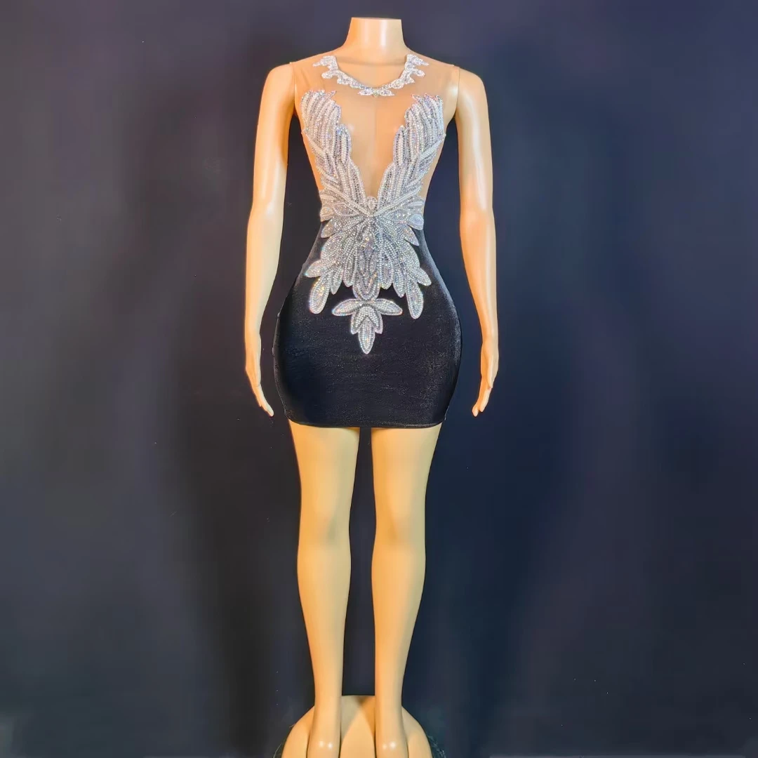 Sparkly Rhinestones Sequins See Through Evening Dress Celebrate Birthday Dress Photography Dress Sexy Mesh Velvet Short Dress
Sparkly Rhinestones Sequins See Through Evening Dress Celebrate Birthday Dress Photography Dress Sexy Mesh Velvet Short Dress