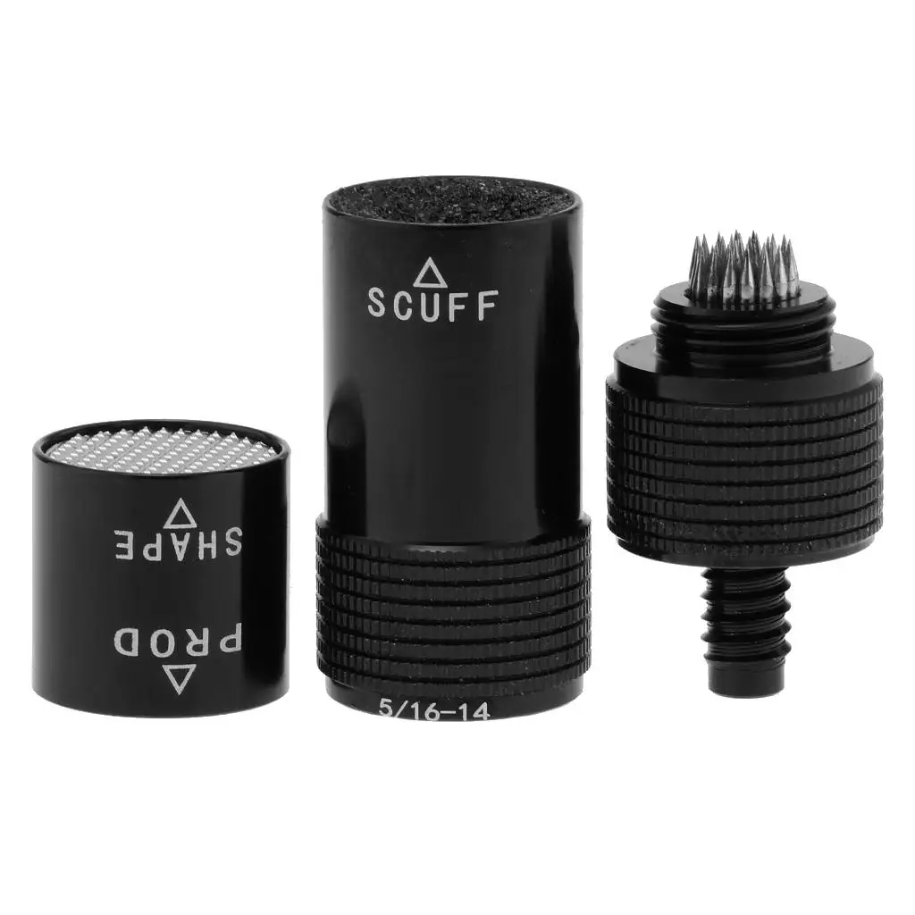 Snooker Cue Tip Shaper 4 in 1 Scuffer Aerator Joint Protector Aluminum Billiards Repair Tool for Pool Cue Accessory
Snooker Cue Tip Shaper 4 in 1 Scuffer Aerator Joint Protector Aluminum Billiards Repair Tool for Pool Cue Accessory