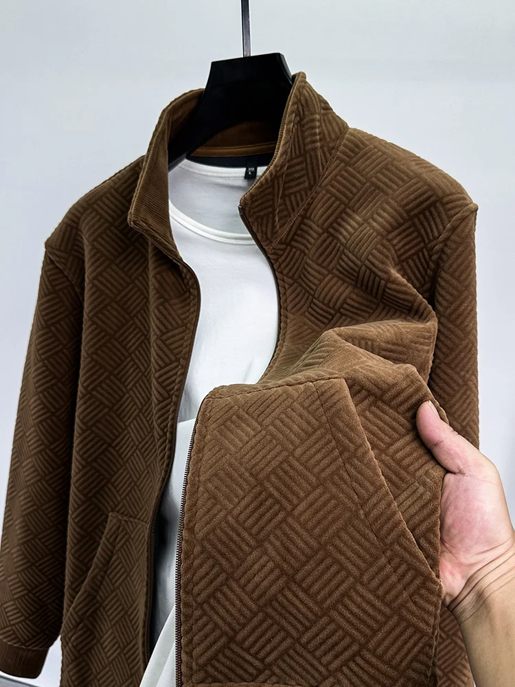 Мужской кардиган-толстовка премиум-класса из флиса, осенне-зимняя верхняя одежда из полиэфирного волокна на молнии с воротником-стойкой, флисовая толстовка с начесом.
Мужской кардиган-толстовка премиум-класса из флиса, осенне-зимняя верхняя одежда из полиэфирного волокна на молнии с воротником-стойкой, флисовая толстовка с начесом.