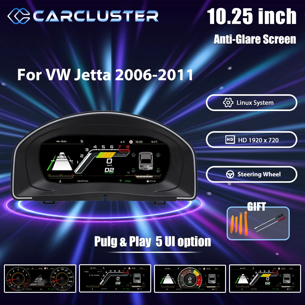 10,25 ''Lcd радио инструмент Paneel Cockpit для VW Jetta 2006 7 8 9 10 11 лет модификация автомобильной цифровой приборной панели кластер
10,25 ''Lcd радио инструмент Paneel Cockpit для VW Jetta 2006 7 8 9 10 11 лет модификация автомобильной цифровой приборной панели кластер